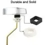 iFealClear Toilet Tank Flush Lever Replacement for TOTO THU068#CP Trip Lever For St743S, St454E Toilet Handle Replacement Trip Levers, Side Mount Toilet tank lever, Chrome