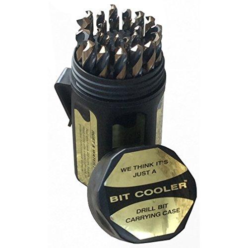 Drill America - KFD29J-PC 29 Piece Heavy Duty High Speed Steel Drill Bit Set with Black and Gold Finish in Round Case (1/16'' - 1/2'' x 64ths), KFD Series