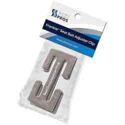 Seatbelt-Adjusting Clips (4-Pack) Helpful Tool to Position The Webbing, Makes Buckling Up Possible - Helps You Breathe Again Metal