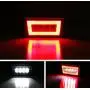 iJDMTOY Red Lens 3-In-1 LED Rear Fog Light Kit For 11-up Subaru Impreza WRX/STi, Functions as Tail Lamp, Brake Lamp, Backup Reverse Light (Includes Wire Harness & Mounting Bracket)