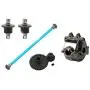 LoveinDIY RC Car Parts Upgrade Metal Differential with Gear and Gear Box Housing for WLtoys 1/18 A949 A959