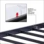 Olee Sleep 18'' Heavy Duty Queen Steel Slat, No Box Spring Needed, Black Olee Sleep 18'' Heavy Duty Queen Steel Slat, No Box Spring Needed, Black