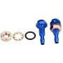 2pcs Windshield Washer Nozzle, Keenso Universal Car Auto Windshield Wiper Spray Jet Nozzle Replacement Kit(Blue)