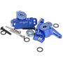 RC Alloy Caster Block&Steering Blocks for Traxxas 1/10 2WD Slash, Stampede, Rustler, Nitro Slash-Replaces Part 3632(Pair)