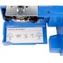 Janome Blue Couture Easy-to-Use Sewing Machine with Interior Metal Frame, Bobbin Diagram, Tutorial Videos, Made with Beginners in Mind!