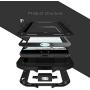LOVE MEI Metal Aluminium Case for iPhone 8 Plus /7 Plus, Gorilla Glass Military Grade Bumper Frame Heavy Duty Cover Shell for Apple iPhone 8 Plus iPhone 7 Plus (White)