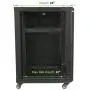NavePoint 15U Wall Mount Server Data Cabinet 24 Inch Depth Glass Door Lock Casters and Shelves NavePoint 15U Wall Mount Server Data Cabinet 24 Inch Depth Glass Door Lock Casters and Shelves