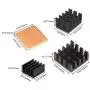 Easycargo Raspberry Pi 4 Heatsink Fan Kit for Cooling Raspberry Pi 4B, Raspberry Pi 3 (Black 1 Pack)