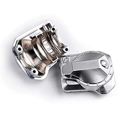 HONG YI-HAT 2pcs Front and Rear Metal Axle Housing Diff Cover Suitable for 1/10 Traxxas TRX4 Defender RC Car Parts Accessories Spare Parts (Color : Silver) HONG YI-HAT 2pcs Front and Rear Metal Axle Housing Diff Cover Suitable for 1/10 Traxxas TRX4 Defender RC Car Parts Accessories Spare Parts (Color : Silver)