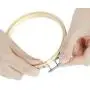 Caydo 12 Pieces 6 Inch Embroidery Hoops Set Bulk Bamboo Circle Cross Stitch Hoop Round Ring