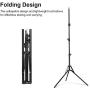 XTUGA UL03 Wind Screen Bracket Stand with Metal Tube, Non-slip Feet, Adjustable Height, 73.62 inches 1/4 And 3/8-inch Thread Mount Stand,Suitable for Supporting Acoustic Isolation Shield in Studio