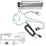 BBQ-Element GFK4 GFK4A FK4 Replacement Fireplace Blower Fan Kit for Heatilator Majestic Temco Lennox Fireplaces, Rotom HB-RB74K, R7-RB74K BBQ-Element GFK4 GFK4A FK4 Replacement Fireplace Blower Fan Kit for Heatilator Majestic Temco Lennox Fireplaces, Rotom HB-RB74K, R7-RB74K