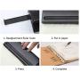 Adjustable 6-Hole Punch Paper Puncher Metal for A5 Size Six Ring Binder Planner Inserts Refill Pages - 5mm Hole Diameter