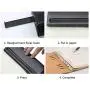 Adjustable 6-Hole Punch Paper Puncher Metal for A5 Size Six Ring Binder Planner Inserts Refill Pages - 5mm Hole Diameter Adjustable 6-Hole Punch Paper Puncher Metal for A5 Size Six Ring Binder Planner Inserts Refill Pages - 5mm Hole Diameter