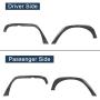 Hooke Road Wrangler JK Fender Flares, Front & Rear Steel Flat Rough Country Fender Armors Compatible with Jeep Wrangler JK & Unlimited 2007-2018 - Set