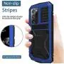 Simicoo Samsung Note 20 Ultra Metal Case with Screen Protector Military Rugged Heavy Duty Shockproof with Stand Camera Protector Full Cover case for Note 20 Ultra (Blue) Simicoo Samsung Note 20 Ultra Metal Case with Screen Protector Military Rugged Heavy Duty Shockproof with Stand Camera Protector Full Cover case for Note 20 Ultra (Blue)