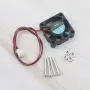 5PCS Raspberry Pi Fan Kesell Raspberry Pi DC Brushless CPU Cooling Fan 5V Heatsink Cooler Radiator with Accessories Screws