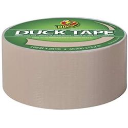 Duck 283264 Color Duct Tape Single Roll, 1.88 Inches x 20 Yards, Beige