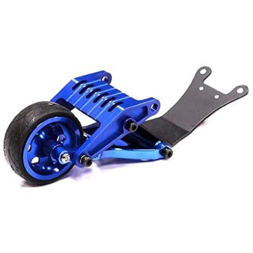 Integy RC Model Hop-ups T8003BLUE Billet Machined Wheelie Bar for Traxxas 1/10 Stampede 2WD & Rustler 2WD