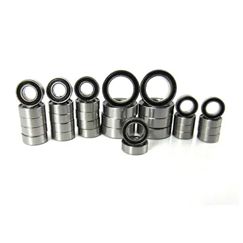 TRB RC ABEC 3 Ball Bearing Kit (33) Rubber Seals for Traxxas 1/16 E-Revo VXL TRB RC ABEC 3 Ball Bearing Kit (33) Rubber Seals for Traxxas 1/16 E-Revo VXL