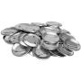 Metal PIN Back Button Parts {500pcs} - Additional Extra Button Maker Badge Making Machine Pieces - 58MM 2 ¼ INCH 2.28 INCH | 500 Metal Badge Button Shell & Pin Back