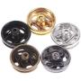 RUIYELE 120Pcs 5mm Mixed Color Mini Round Button Buckle Metal Snap Buttons Clip Press Stud Fasteners Press Button Craft Sewing Parts for DIY Doll Toy Clothes Sewing Accessories(6colors)