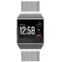 Aiiko Compatible with Fitbit Ionic Bands, Metal Stainless Steel Large Size Strap,Smooth Comfortable Adjustable Closure Wrist Sport Band Replacement for Fitbit Ionic Smart Watch - Silver