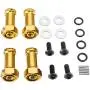 LoveinDIY 12mm Wheel Hub Hex Adaptor Extension for 1/14 RC Car Wltoys 144001 Part Accs - Golden, 12mm LoveinDIY 12mm Wheel Hub Hex Adaptor Extension for 1/14 RC Car Wltoys 144001 Part Accs - Golden, 12mm
