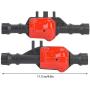 Woyisisi Rc Accessory RC Upgrade Parts Metal Front&Rear Axle Housing for Traxxas TRX4 1/10 Model Car (01)