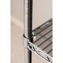 Shelf Liners for Wire Shelf Liner Set of 4 - Graphite (18-Inch-by-48-Inch)