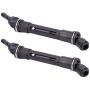 RC Car Drive Shaft, Metal Front Rear Drive Shaft Transmission Shaft Accessory Parts Compatible with Traxxas Slash Huan Qi 727 Truck Car(Front)