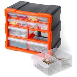 Tactix 320630 12 Drawer Cabinet, Storage & Hardware Parts Organizer