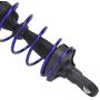 Alomejor 1/8 RC Car Metal Oil Pressure Adjustable 2pcs Front Shock Damper + 2pcs Rear Shock Damper(Purple)