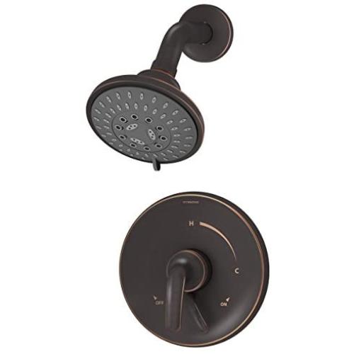 Symmons S-5501-1.5-TRM Elm tub/shower trim with lever handle and secondary integral diverter 3.5'' L x 7.5'' H x 7.5'' W Polished Chrome Symmons S-5501-1.5-TRM Elm tub/shower trim with lever handle and secondary integral diverter 3.5'' L x 7.5'' H x 7.5'' W Polished Chrome