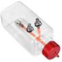 SUNWOW RC Engine Gas Fuel Tank, Remote Control Model Accessory Parts Transparent Plastic Fuel Tank for RC Airplane(300ml(15-26ccFor Aircraft))