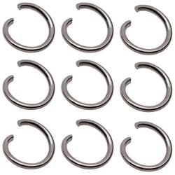 ZCNest 1000 PCS Stainless Steel Opened Jump Rings, 20 Gauge Metal Craft Ring Findings for Earring Necklace Charms Pendant Connector Jewelry Making [0.8mm-20 AWG x 5mm OD]