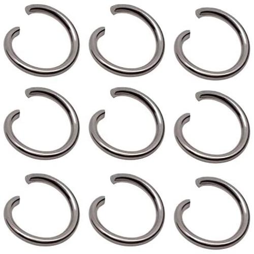 ZCNest 1000 PCS Stainless Steel Opened Jump Rings, 20 Gauge Metal Craft Ring Findings for Earring Necklace Charms Pendant Connector Jewelry Making [0.8mm-20 AWG x 5mm OD]