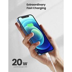 UGREEN USB-C to Lightning Cable 6FT MFi-Certified Power Delivery Fast Charging Sync with Type C PD Charger for iPhone 12 Mini 12 Pro Max 11 Pro Max XR 8 Plus AirPods iPad