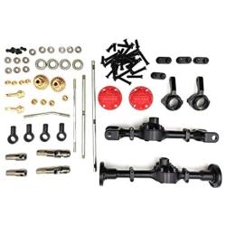 YU-NIYUT Metal RC Car Parts DIY Upgrade Assemble Accessories Kit, 1/16 RC Model Car Modified Parts for WPL B14 B14K B24 B24K C14 C14K C24 C24K, DIY RC Vehicle Modification Fun for Adults and Kids