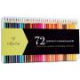 Brilliant Bee Premium Colored Pencils for Adults, Oil Based with Metal Case, 72 Count