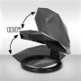 X AUTOHAUX Black Universal Engine Button Knob Push Button Switch Cover Metal Alloy Protective Cover