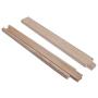 Btibpse Wooden Drawer Slides 40cm Classic Wood Center Guide Track (15-3/4)