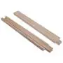 Btibpse Wooden Drawer Slides 40cm Classic Wood Center Guide Track (15-3/4)