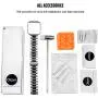 Oitom Metal Bands Compatible with Fitbit Blaze Large,Frame Housing+Stainless Steel Bracelet Replacement Accessory Strap Watch Band for Smart Fitness Watch(Silver Frame+Silver/Black Band) Oitom Metal Bands Compatible with Fitbit Blaze Large,Frame Housing+Stainless Steel Bracelet Replacement Accessory Strap Watch Band for Smart Fitness Watch(Silver Frame+Silver/Black Band)