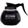BUNN 12-Cup Glass Coffee Decanter, Black BUNN 12-Cup Glass Coffee Decanter, Black