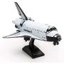 Fascinations Metal Earth Space Shuttle Discovery Color Version 3D Metal Model Kit