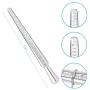 Ring Sizer Mandrel Measuring Tool Iron/Steel/Plastic Gauge Finger Measurement Set With 3 Piece Jewelry Polishing Cloth
