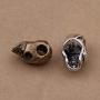 Mystart 30 Pieces One-Eyed Skeleton Skull Head Alloy Beads for DIY Jewelry Making Bracelet Pendant Paracord (Antique Bronze) Mystart 30 Pieces One-Eyed Skeleton Skull Head Alloy Beads for DIY Jewelry Making Bracelet Pendant Paracord (Antique Bronze)