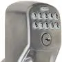 Schlage FE575 PLY 626 ELA Plymouth Keypad Entry with Auto-Lock and Elan Levers, Brushed Chrome