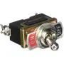 ESUPPORT Silver Contact Heavy Duty 20A 125V 15A 250V SPST 2 Terminal Pin ON/OFF Rocker Toggle Switch Metal Waterproof Boot Cap Cover Copper Terminal Pack of 3